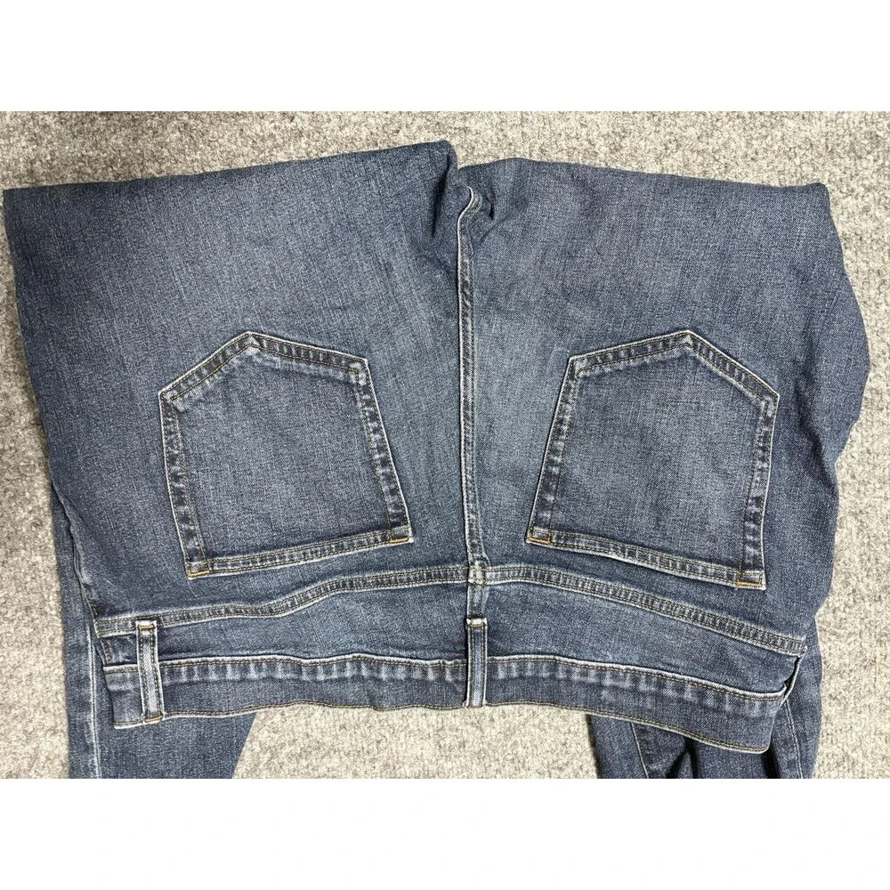 J.CREW Jeans Mens 34x32 Blue Slim Straight Flex Stretch Medium Wash Denim Casual